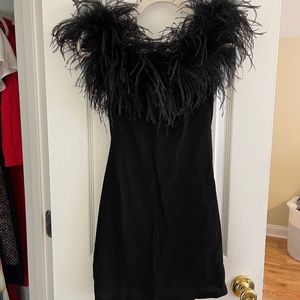 Reformation Feather Mini Dress 0 (Flora dress)